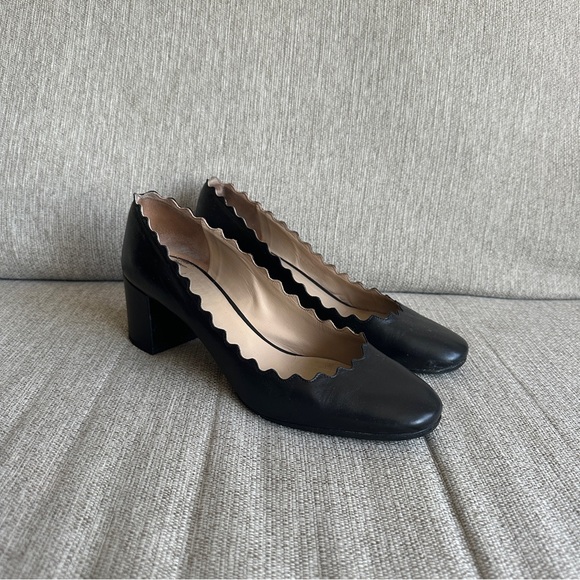 Chloe Lauren Scalloped Pumps - Picture 1 of 10
